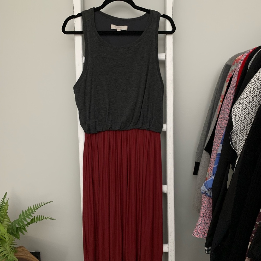 Ann Taylor maxi dress size L